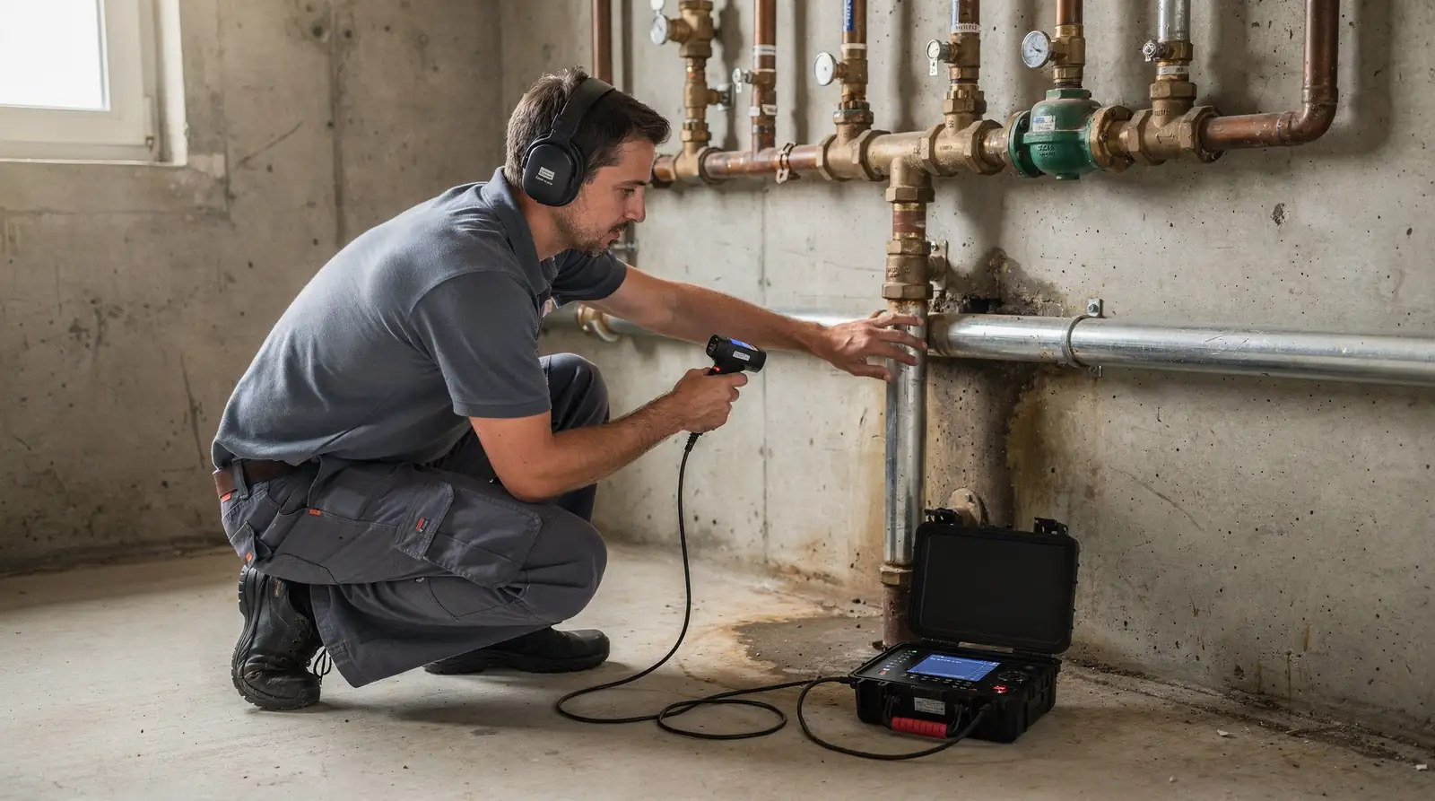Shelby Township Plumbers includes leak detection as part of its core residential plumbing services.; Locating