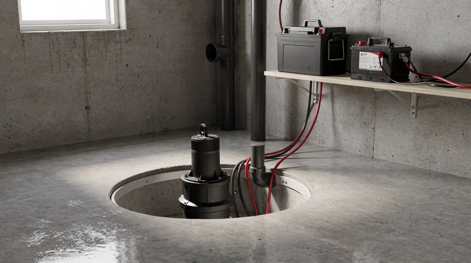 A reliable sump pump paired with a dependable backup system serves as the first line